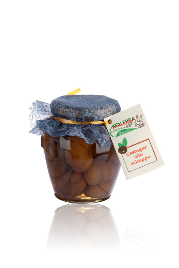 Castagne allo sciroppo (Analcolico 350gr) - NonSoloCastagne castagne