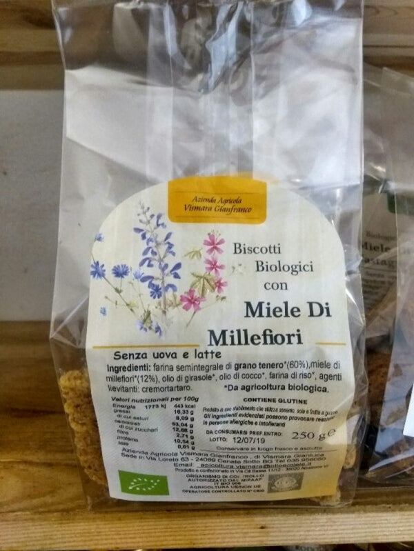 Biscotti al miele di Millefiori 250g - NonSoloCastagne biscotti