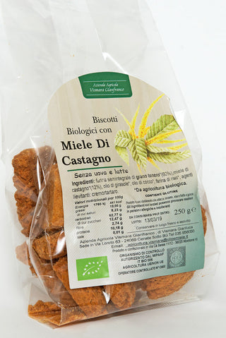 Biscotti al miele di Castagno 250g - NonSoloCastagne biscotti