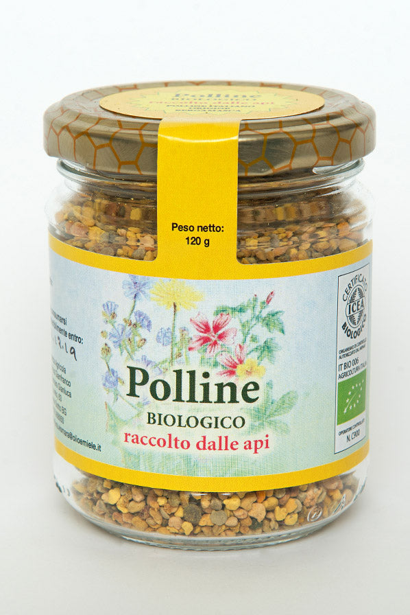 Polline Biologico Poliflora Italiano (120g) - NonSoloCastagne miele